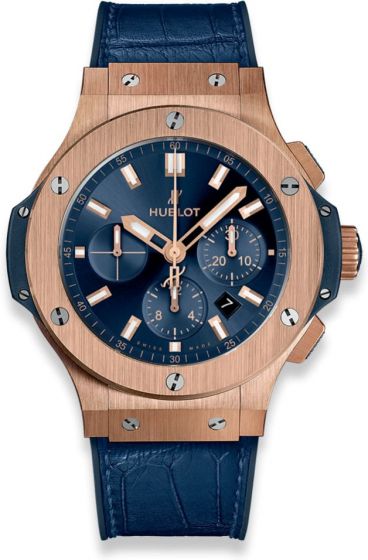 Review Replica HUBLOT BIG BANG GOLD BLUE 44MM watch 301.PX.7180.LR